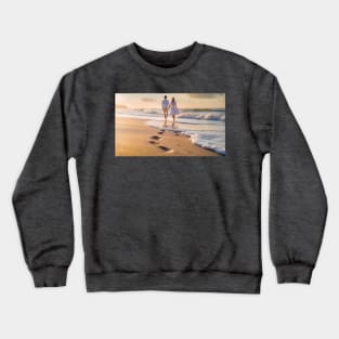 couple on honeymoon Crewneck Sweatshirt